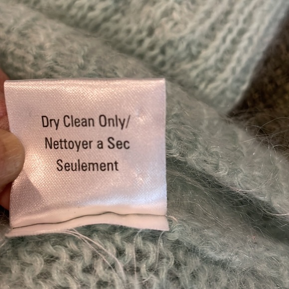 Talula Babaton mint green mohair blend cardigan (sz xx small) - Picture 7 of 7